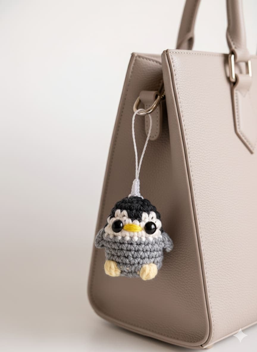 Tiny Penguin Charm